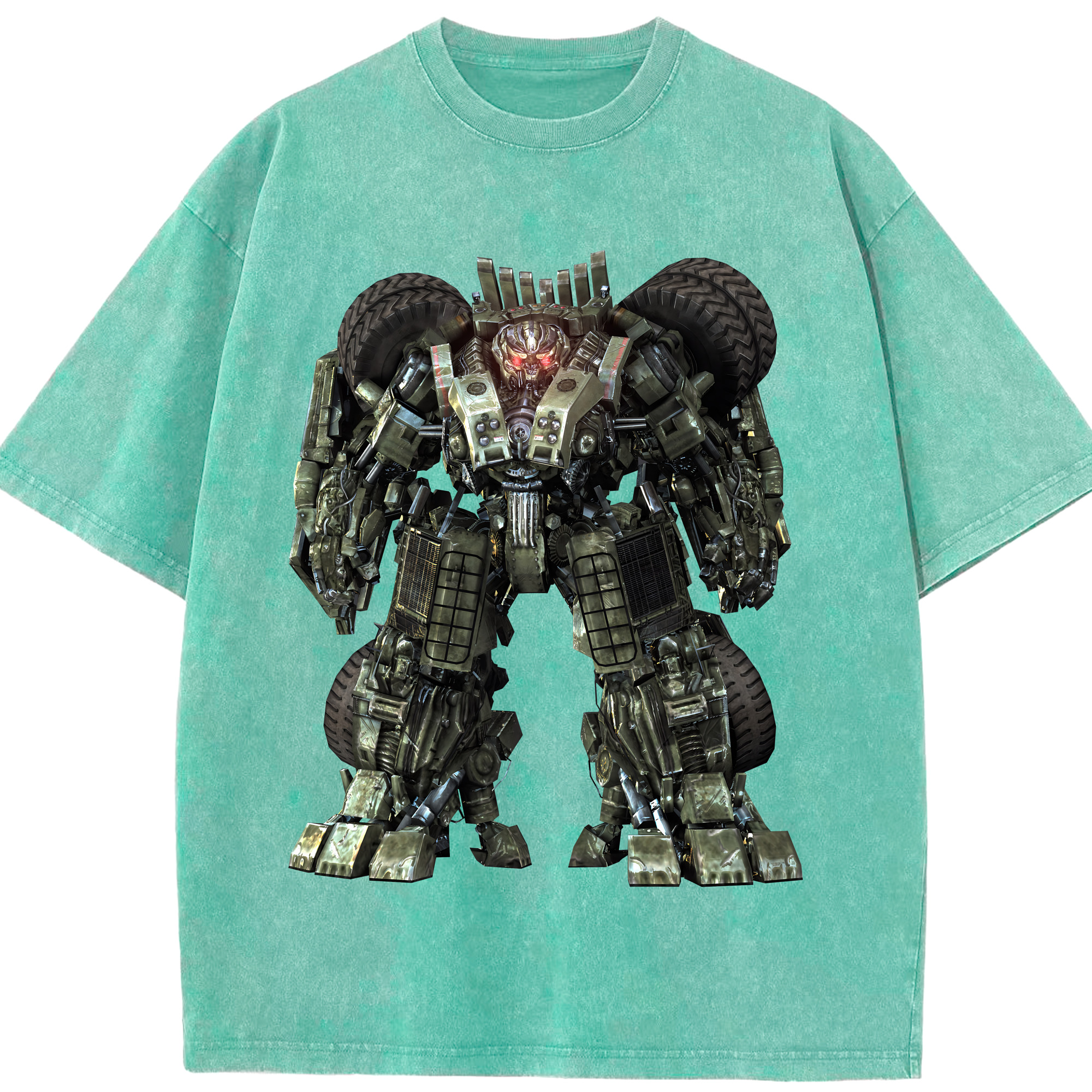 （画像用） Transformers トランスフォーマー 綿100% ヴィンテージ風 半袖Tシャツ（フロントプリント）